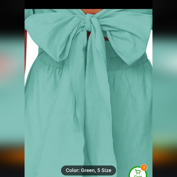 Puff Sleeve Mini Dress - Picture 6 of 9